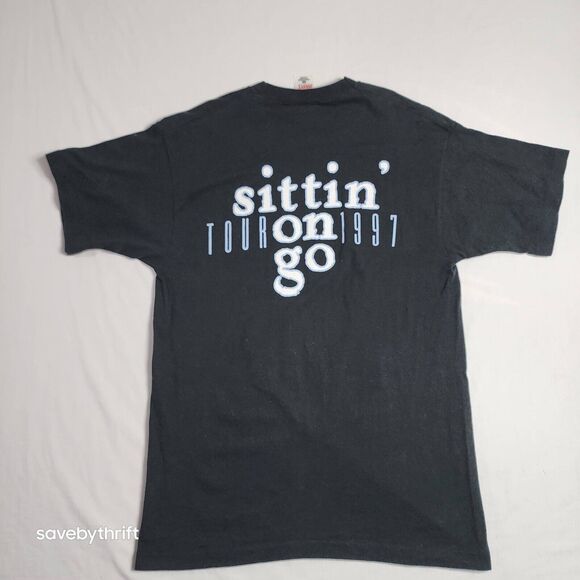 1997 Vintage Bryan White “Sittin on go” Tour Shirt Country Music Tee Black Large - Picture 13 of 16